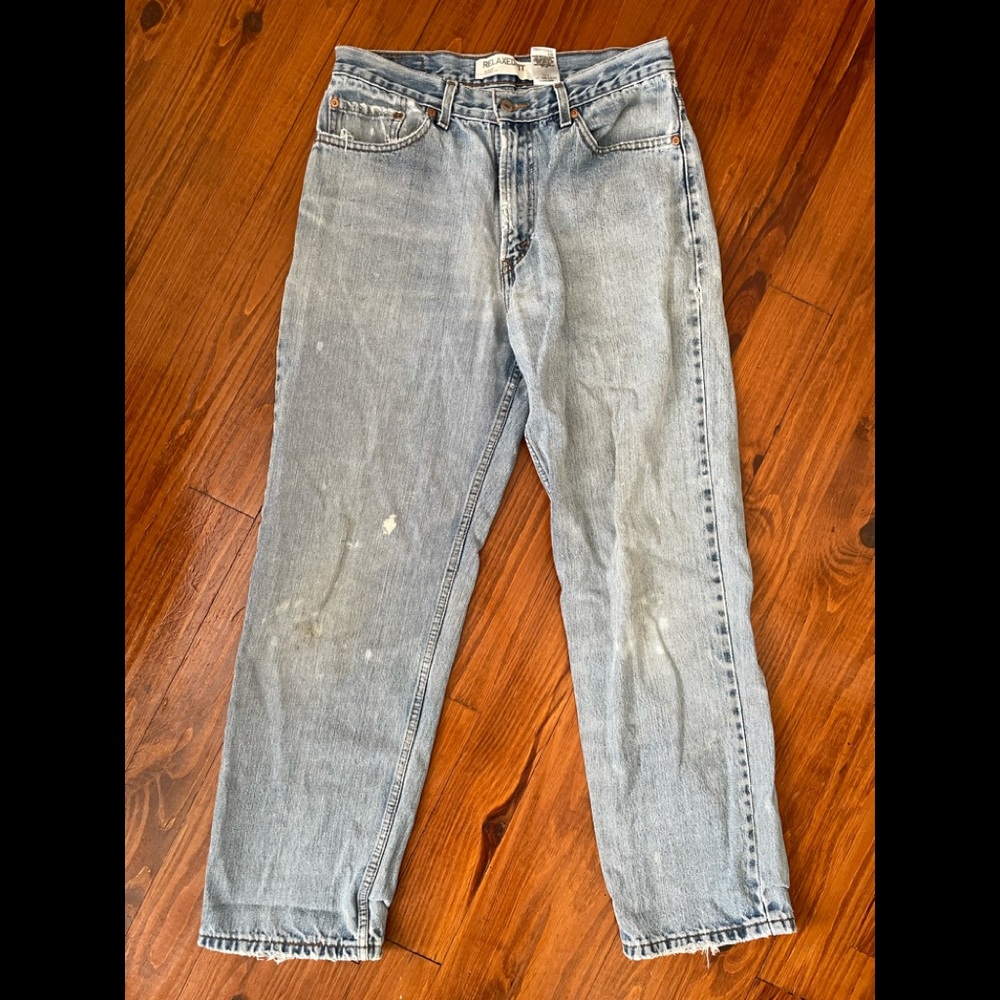 90s Levi’s Relaxed Fit 550 red tab 33 x 32 Jeans